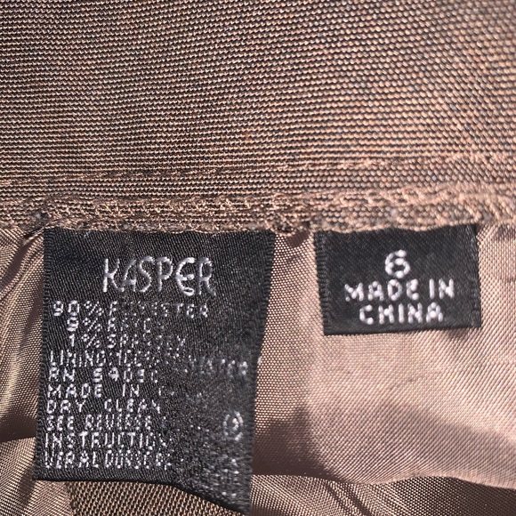 Kasper Two Piece Pant Suit Size 6 - Picture 6 of 9